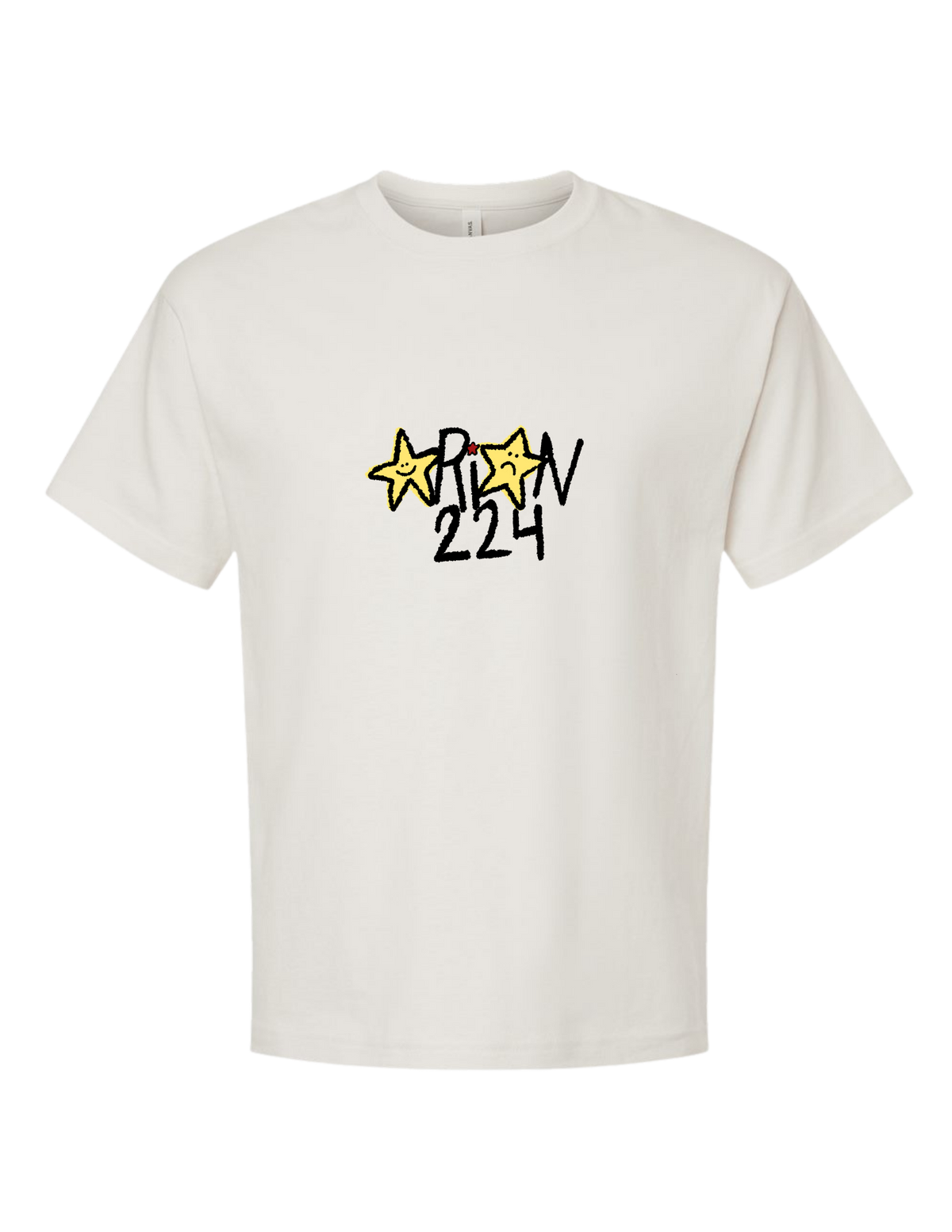 Vintage White Star Tee