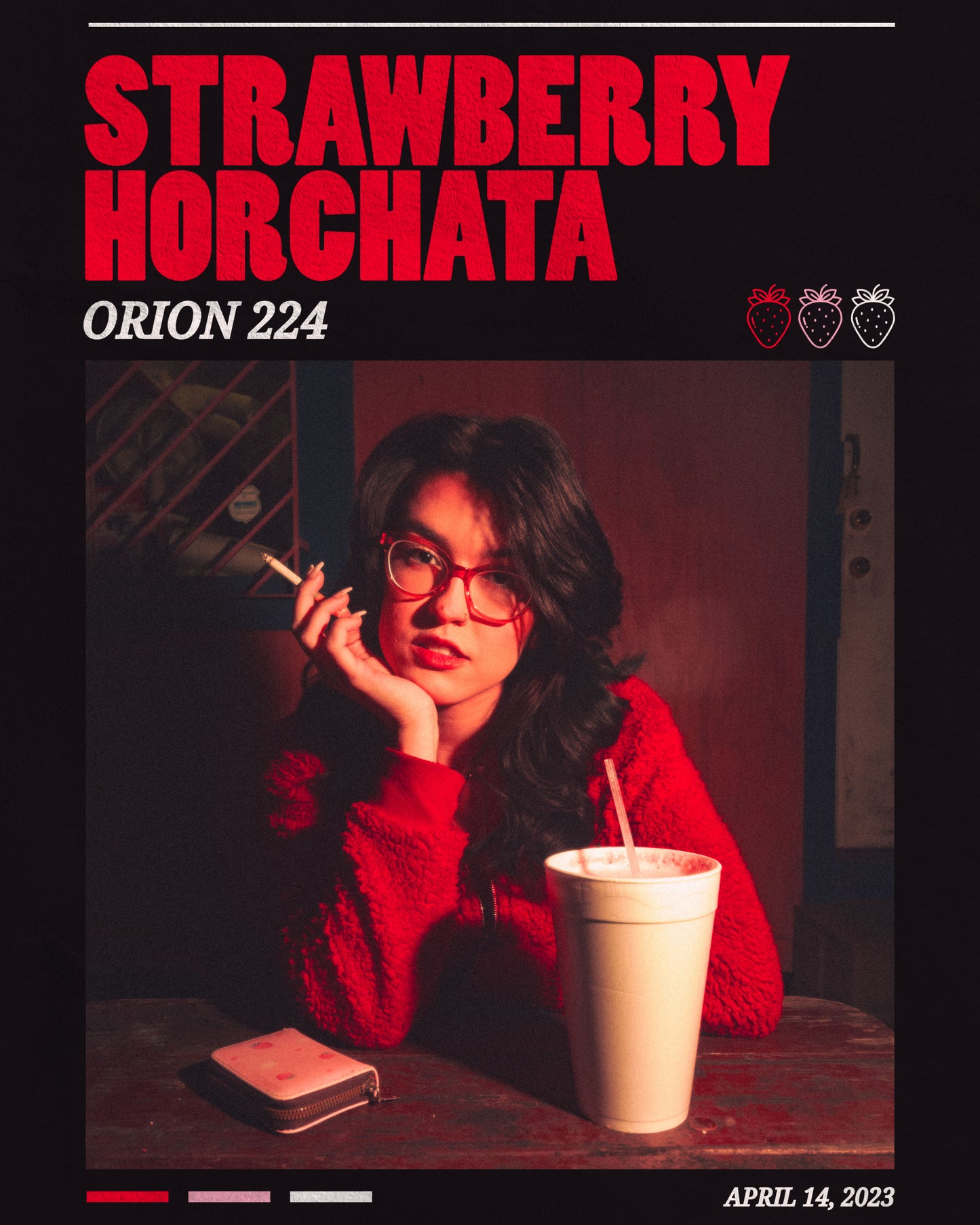"Strawberry Horchata" Single Poster