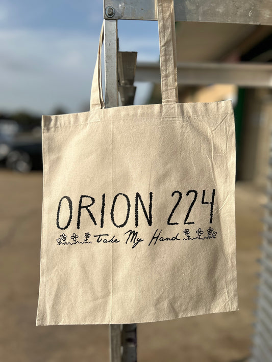 ORION 224 "Take My Hand" Tote Bag
