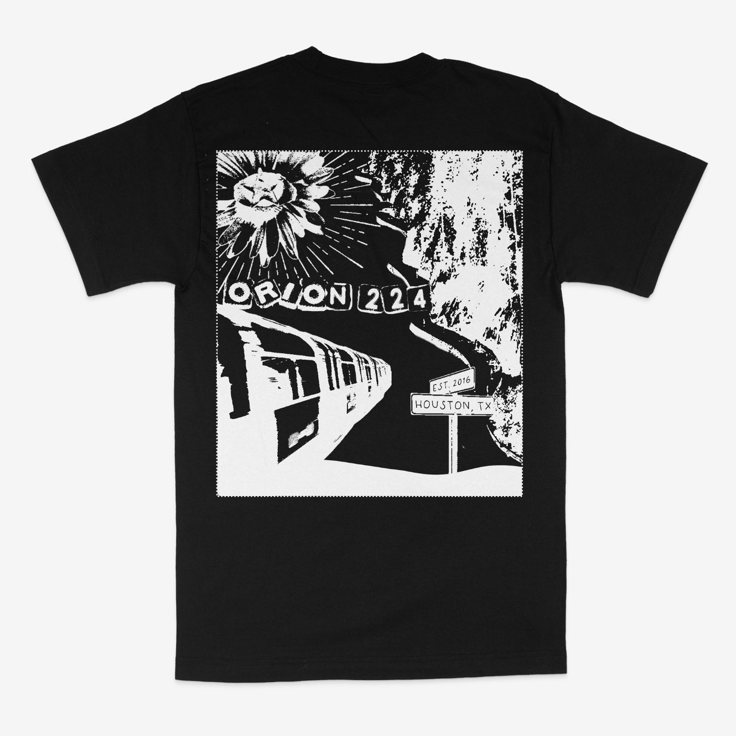 Black ORION 224 Graphic Tee